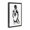 Stupell Industries Beach Day Swimsuit Silhouette Floating Frame, design by Simone Elum